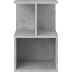 2x Szafka Nocna Stolik Komoda Szara Do Sypialni Pokoju Salonu 35x35x55 cm