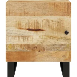 2x Szafka Nocna Stolik Komoda z Drzwiami Do Sypialni 40x33x46 cm