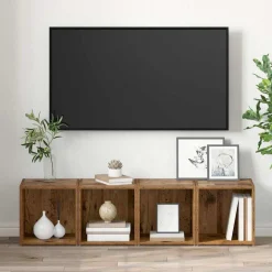 2x Szafka RTV Stolik Półka Szafka Pod Telewizor Do Salonu 37 x 35 x 37 cm