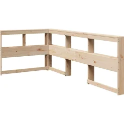 Zagłówek regału na książki Brąz 98.5 x 218.5 x 80 cm vidaXL
