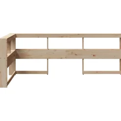 Zagłówek regału na książki Brąz 98.5 x 218.5 x 80 cm vidaXL