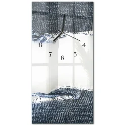 Zegar ścienny 30x60 Abstrakcja design na ścianę