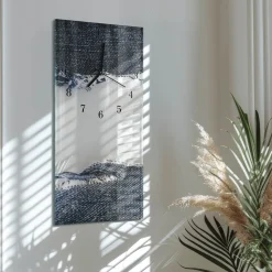 Zegar ścienny 30x60 Abstrakcja design na ścianę
