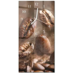 Zegar ścienny 30x60 Fasola cichy mechanizm salon
