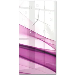 Zegar do salonu 30x60 Abstrakcja dekoracyjny na ścianę