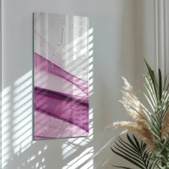 Zegar do salonu 30x60 Abstrakcja dekoracyjny na ścianę