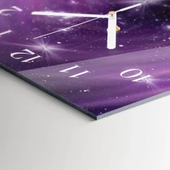 Zegar do salonu 30x60 Abstrakcja dekoracyjny na ścianę