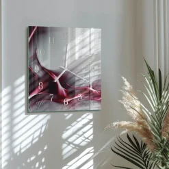 Zegar kuchenny 30x30 Abstrakcja nowoczesny do salonu