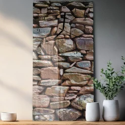 Zegar kuchenny 30x60 Mur Kamienny ozdobny ścienny