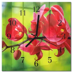 Zegar loft 30x30 Orchidea nowoczesny na ścianę