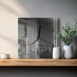 Zegar na ścianę 30x30 Horyzont ozdobny ścienny