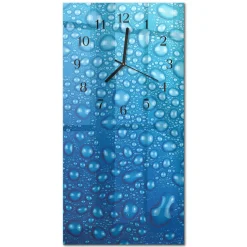 Zegar natura 30x60 Kropla Wody design na ścianę