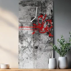 Zegar natura 30x60 Sztuka design na ścianę