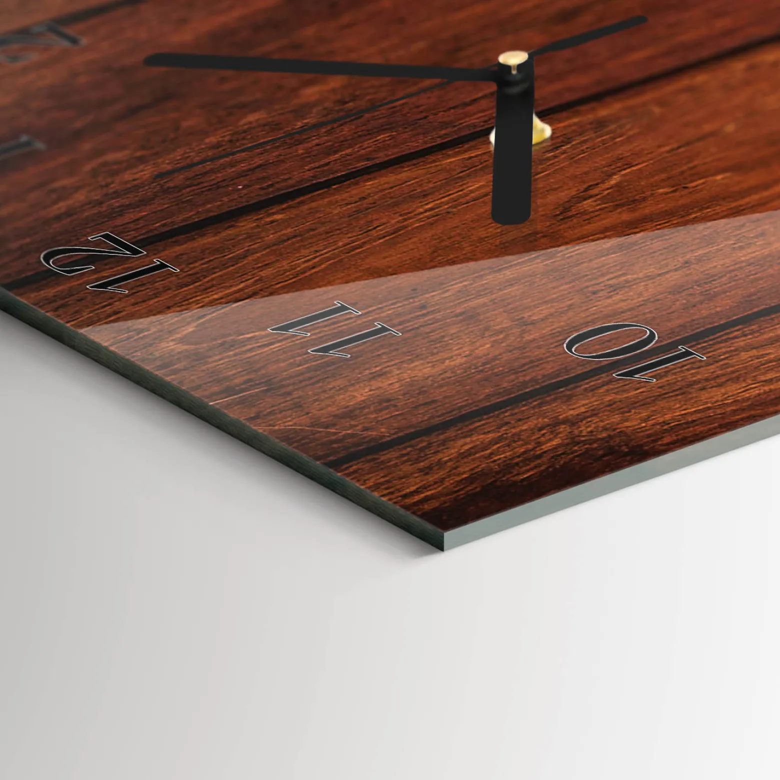Zegar premium 30x60 Drewno dekoracyjny do salonu