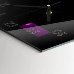 Zegar premium 30x60 Pióro dekoracyjny na ścianę