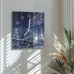Zegar słońce 30x30 Horyzont zachód słońca niebo krajobraz cichy