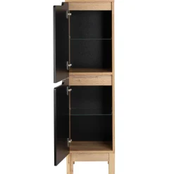 Zestaw Łazienkowy 80cm 2D Alma Dąb Wotan / Czarny Mat