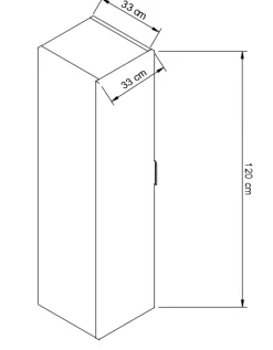 Zestaw Łazienkowy 60cm Kaszmir / Dąb Orzech Orio