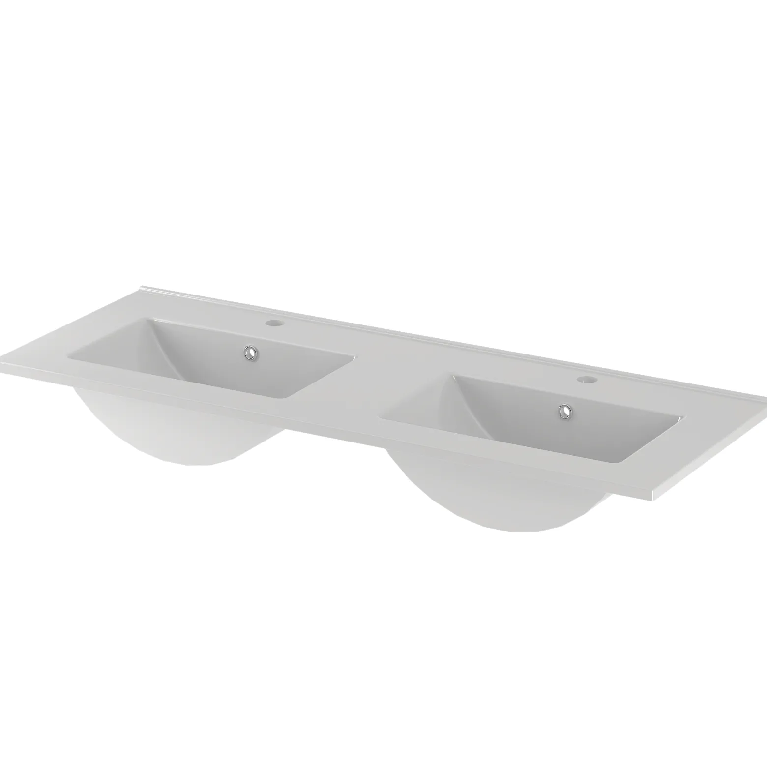 Zestaw Łazienkowy 120cm Szafka z Umywalką Czarny Mat / Orzech Avella