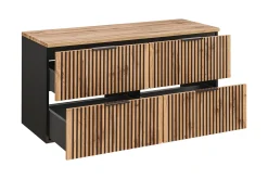 Zestaw 120 cm: Szafka pod umywalkę 60 cm x2 + blat XILO