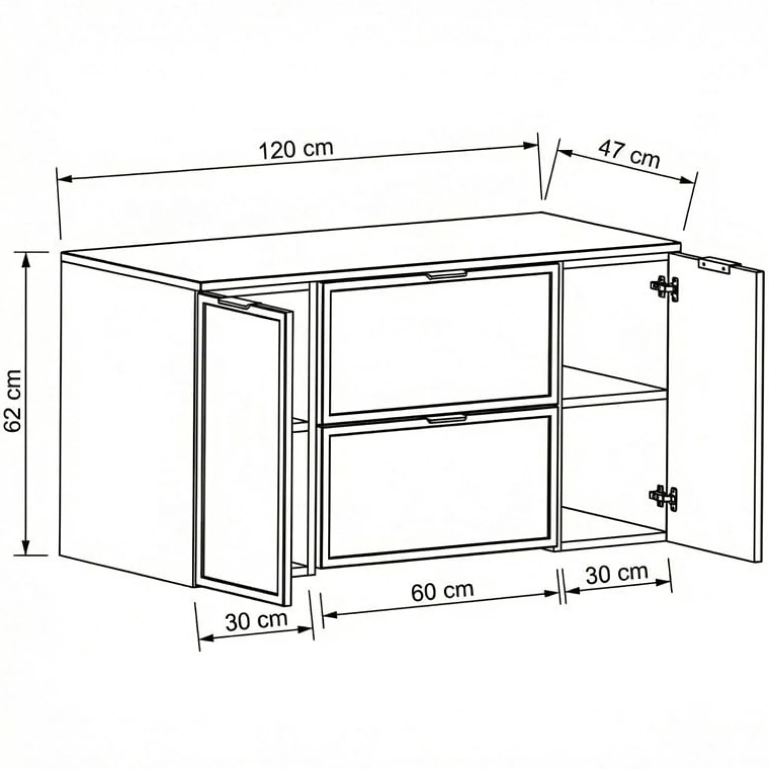 Zestaw do Łazienki 120cm Szafka Blat Słupek Fronty Ramka Cremona/Kaszmir