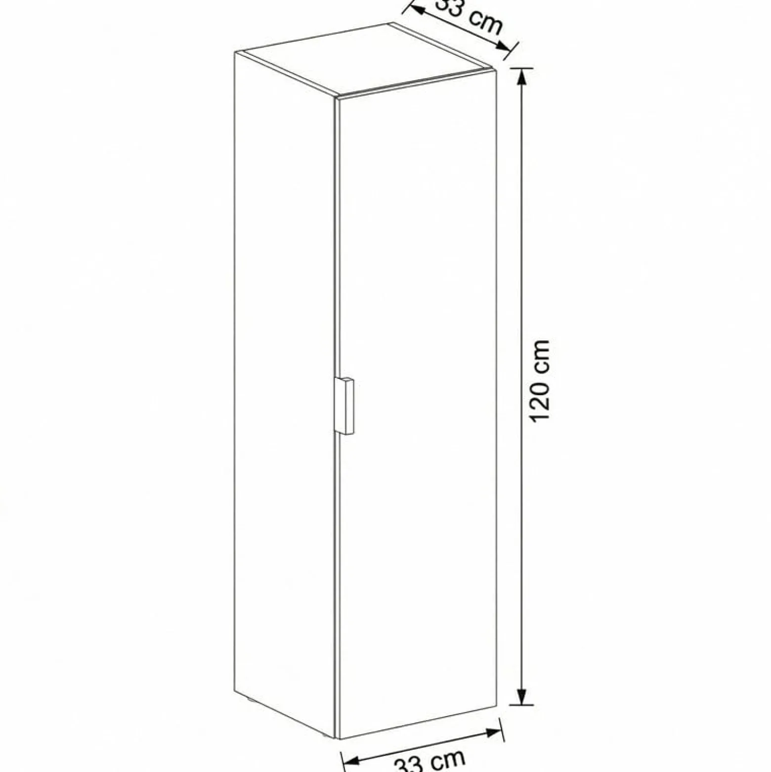 Zestaw do Łazienki 120cm Szafka Blat Słupek Fronty Ramka Cremona/Kaszmir