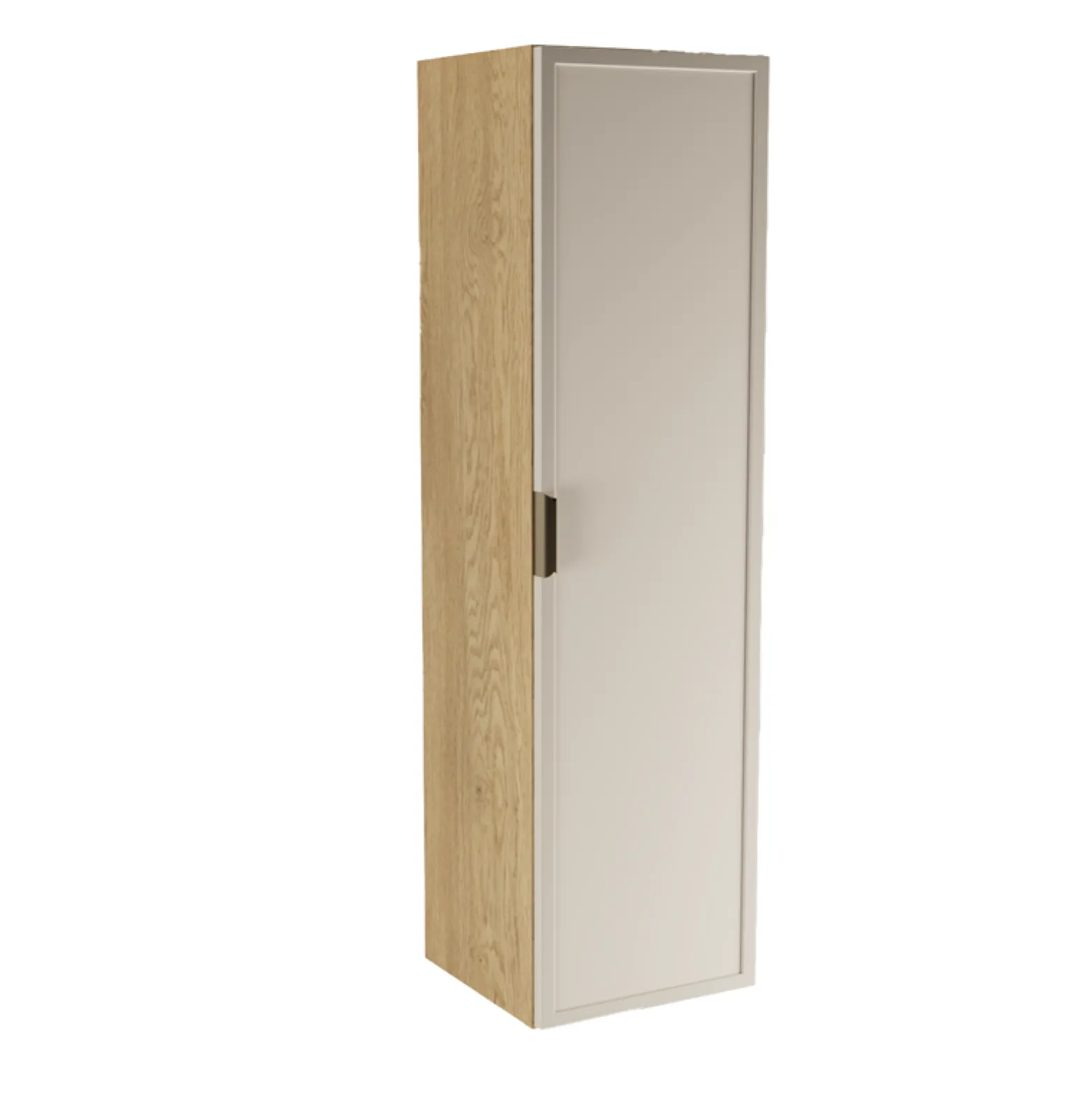 Zestaw do Łazienki 120cm Szafka Blat Słupek Fronty Ramka Cremona/Kaszmir