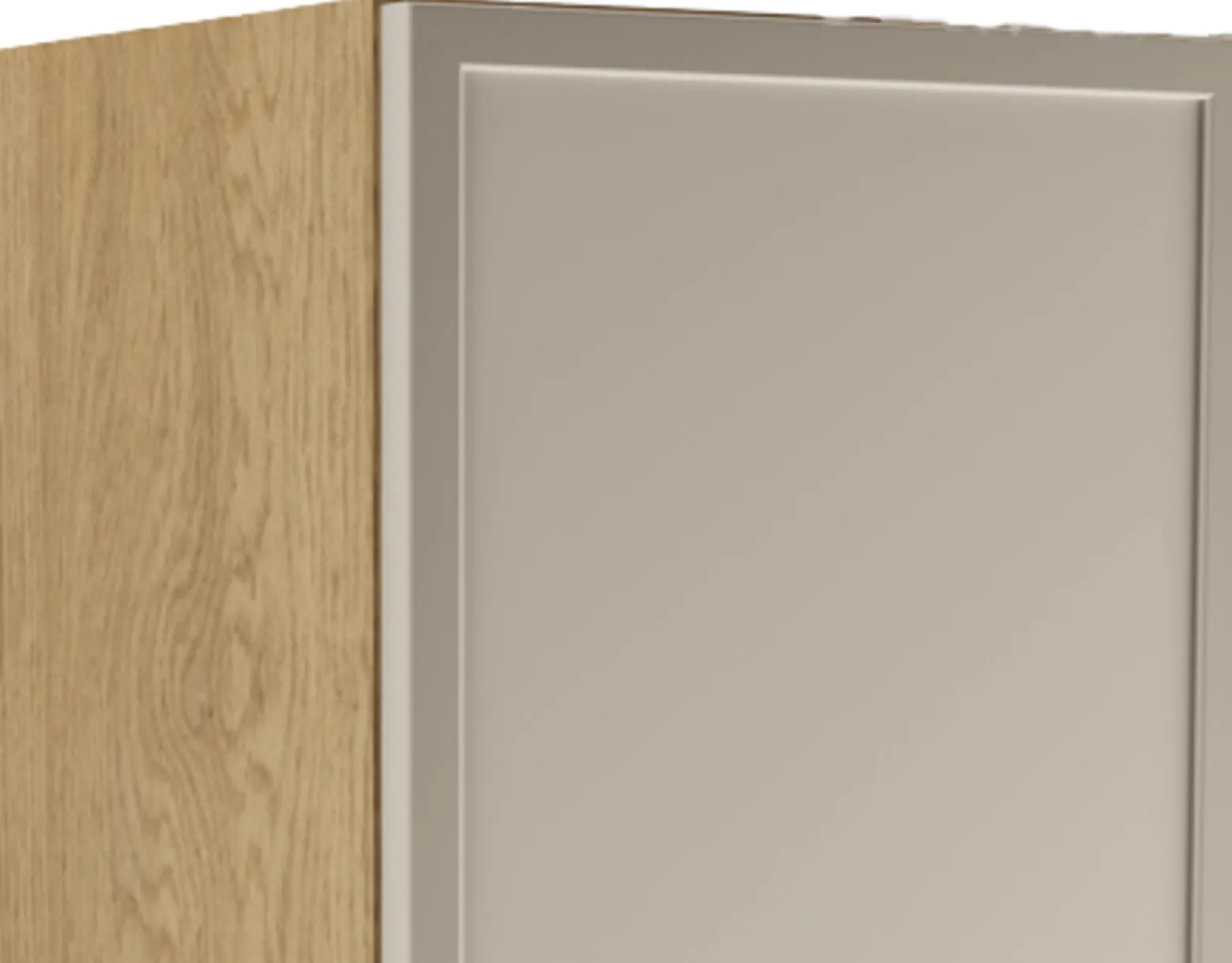 Zestaw do Łazienki 120cm Szafka Blat Słupek Fronty Ramka Cremona/Kaszmir