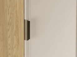 Zestaw do Łazienki 120cm Szafka Blat Słupek Fronty Ramka Cremona/Kaszmir