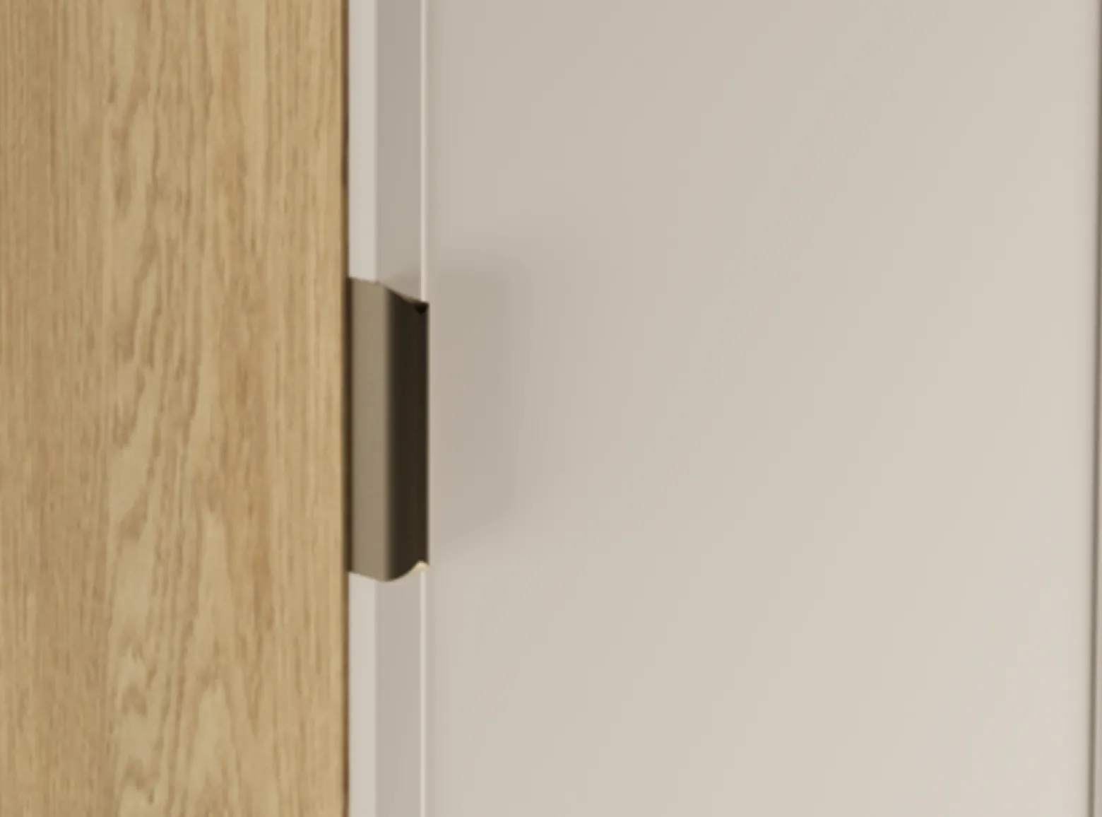 Zestaw do Łazienki 120cm Szafka Blat Słupek Fronty Ramka Cremona/Kaszmir