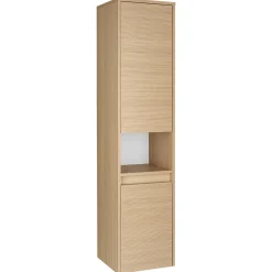 Zestaw do łazienki 50cm szafka z umywalką słupek szafka z lustrem Ryfle