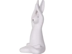 Zestaw 3 figurki wielkanocne królik biały