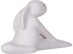 Zestaw 3 figurki wielkanocne królik biały