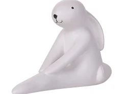 Zestaw 3 figurki wielkanocne królik biały