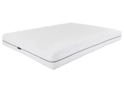 Zestaw łóżko Frija sosna andersen biała ze stelażem i materacem Mimas 160x200