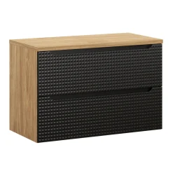 Zestaw mebli łazienkowych 90cm z blatem Luxor Black