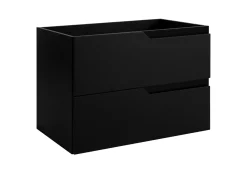 Zestaw mebli łazienkowych pod umywalkę, czarno-biała, 100 x 46 x 58 cm