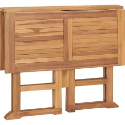 Zestaw mebli ogrodowych Brąz 90 x 90 x 75 cm Drewno tekowe Without armrest