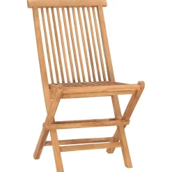 Zestaw mebli ogrodowych Brąz 90 x 90 x 75 cm Drewno tekowe Without armrest