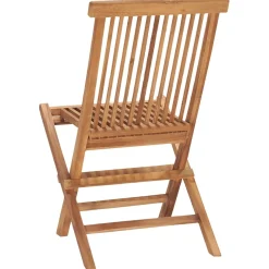 Zestaw mebli ogrodowych Brąz 90 x 90 x 75 cm Drewno tekowe Without armrest