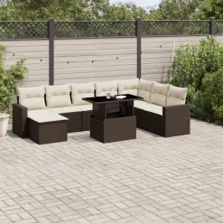 Zestaw Mebli Ogrodowych Komplet Wypoczynkowy Na Taras Balkon Ogród Rattan