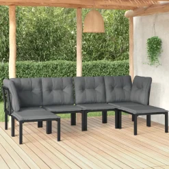 Zestaw Mebli Ogrodowych Komplet Wypoczynkowy Na Taras Balkon Ogród Rattan
