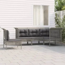 Zestaw Mebli Ogrodowych Komplet Wypoczynkowy Na Taras Balkon Ogród Poduszki