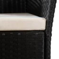 Zestaw Mebli Ogrodowych Stół Krzesła Rattan Poduszki Do Ogrodu Na Taras