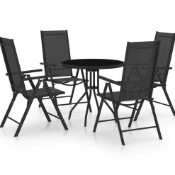 Zestaw Mebli Ogrodowych Stolik Krzesła Aluminium Do Restauracji Ogrodu