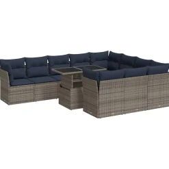 Zestaw Mebli Ogrodowych Stół Rattan Poduszki Do Ogrodu Na Taras Na Patio