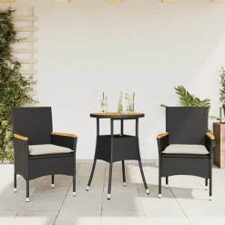 Zestaw mebli ogrodowych szary stolik krzesła do restauracji ogrodu balkon