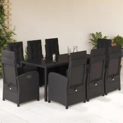 Zestaw mebli ogrodowych szary stolik krzesła do restauracji ogrodu balkon
