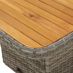 Zestaw Mebli Ogrodowych Wypoczynkowy Sofy Stolik Rattan Poduszki Do Ogrodu