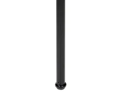 Zestaw 2 metalowych krzeseł czarny